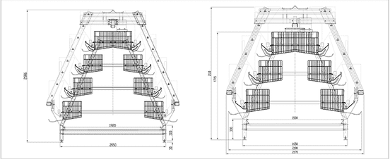 a-type layer chicken cage system Specification
